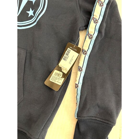 Tennessee Titans Youth 10 12 Hoodie Blue Sweatshirt NFL Football Boys Logo New - Picture 3 of 8